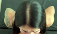 Hot anal pounding of beauty with slim waist and big ass creampie