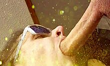 sensual sexy deep throat on 8 uncut cock