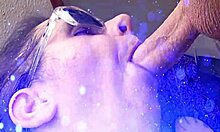 sensual sexy deep throat on 8 uncut cock