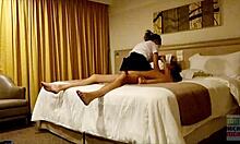 perverted masseuse touches maid's pussy in massage parlor