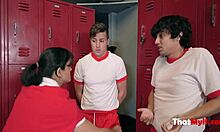 milf teacher guides her students in a taboo classroom session with penny barber