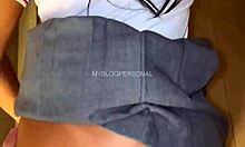 Cogiendo Con Una Linda Estudiante Después De Clases En Un Motel Me Corro Dentro Y Se Enoja