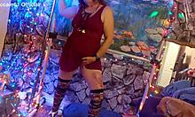 Hotwife Steffi July Two Three Pussy Dance Promo With Huge Pussy Lips Masturbation