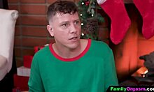 FamilyOrgasm - Best Friend Girls Sharing Brothers on Christmas