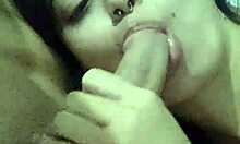 submissive wife debora prado gives sloppy blowjob every night before bed