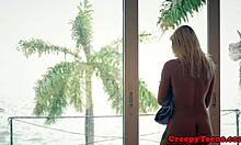 i hardfucked this 18yo girlnextdoor, bent her over for domination and rough pounding, voyeur watched the hardcore facial.