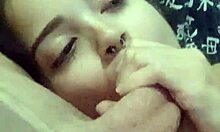 submissive wife debora prado gives sloppy blowjob every night before bed