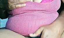 this indian girl showed off her juicy hairy pussy. her big boobs bounced in a steamy close-up scene.