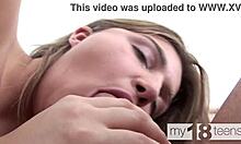My18Teen 18+s! Cute Teen 18+ Sucks Boyfriend’s Dick with Cum in Mouth
