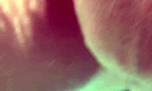 a blonde with blue eyes gets creampied underwater while using dildo