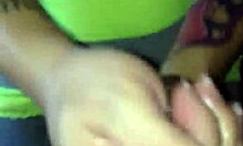 Sloppy blowjob on monster cock