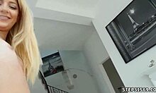 Red Head Teen with Hairy Pussy Fights for Hardcore Affection