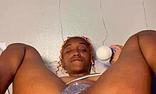 late night panty stuffing leads to intense orgasm