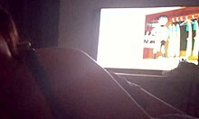 Redbone worships big black cock in casual encounter