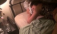 sexy o2 t 03 - white milf sucks ass and cock in silky skirt