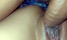 she sneaks home late from school, so i spank her hard