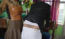 Desi Step Sister Craves Rough Hardcore Action from Brother in Empty House