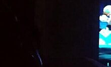 Redbone worships big black cock in casual encounter