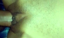 she sneaks home late from school, so i spank her hard