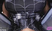 hey kate kuray, ready for spider-girl action in part two? can't wait to see that tight costume!