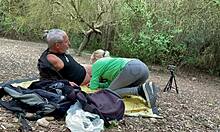 Excursion with Stepbrother Involves Mountain Blowjob