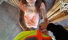 while my husband was away, i fucked the horny construction worker