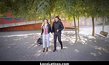 Attractive Blonde Latina Teen With Big Tits And Ass In Spanish Video.