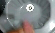 Jerking off in the bathroom after soccer game!