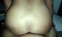 Brunette with big tits rides cock hard like a cowgirl?