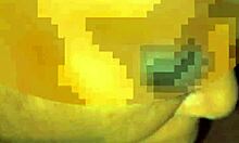 Mature MILF amateur fills her mouth with big black cock in homemade blowjob scene