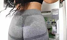 hermanastra gets fucked doggystyle by pervert hermanastro after gym - homemade porn