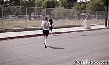 teens get wild sharing cock in a kinky threeway session with intense action