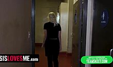 stepsisters asia and mads work for stepbro at restaurant