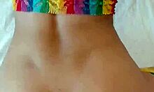 Candie Cross Bent Over In Doggy Style POV Homemade Scene With Natural Tits