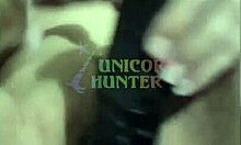 i used a black toy in my tight latina pussy on the bed to reach an intense orgasm