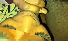 Mature MILF amateur fills her mouth with big black cock in homemade blowjob scene