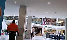 Trashy kiwi slut shows off in public 😈