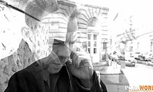 Sucking her smuggler with raw facial cumshot action