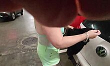 Trashy kiwi slut shows off in public 😈