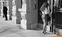 Sucking her smuggler with raw facial cumshot action