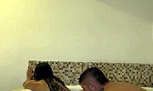 Steamy jacuzzi sex with a Colombian stud covering my face in cum