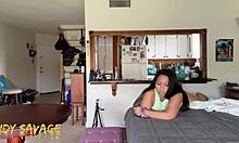 Asian girlfriend dominated rough before work by amateur couple