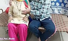 hey, desi indian step mom getting wild with son's friend! 🔥