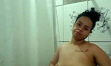 taking a nice bath and fingering my pussy in the shower