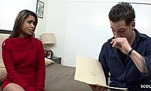 Tanned Asian Step-Sister Nipsy Tricked Into Quickie Fuck