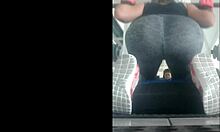 Check out this hot Mexican teen bent over at the gym! 🔥