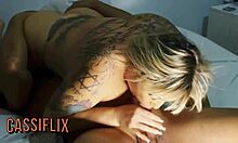 Latina teases with big tits before getting pounded doggystyle until climax