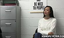 Madi Laine got caught and fucked hard by Officer Rusty Nails