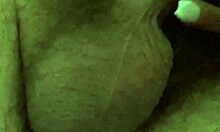 Monika Fox Gives Blowjob and Handjob to Small Cock Until He Cums Freely