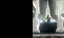 Check out this hot Mexican teen bent over at the gym! 🔥